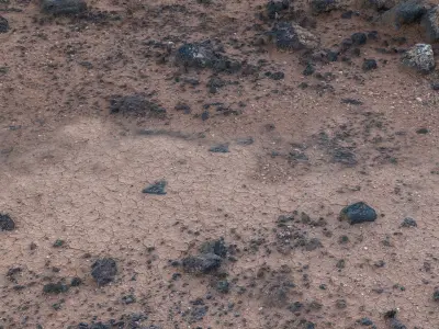 Volcanic Desert scan HD 8K 3D model