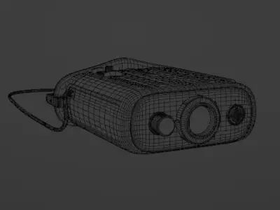 Electrobinouculars camera Free 3D model