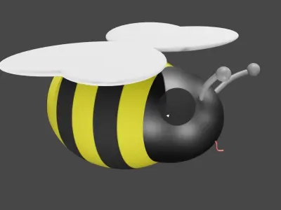 Cute Bee 3D model