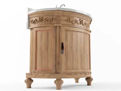 bath cabinet 3D model