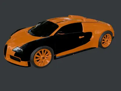 Bugatti Veyron 3D model Free 3D model