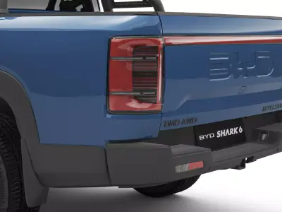 2026 BYD Shark 6 with Interior L Hand Drive 3D model