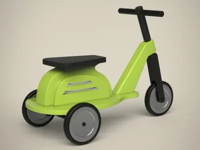 Toy Scooter 3D model purchase