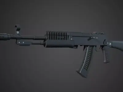 AN-94 Assault Riffle Low-poly 3D model