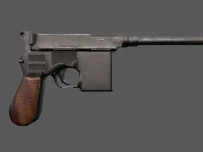 Mauser - German WW2 Weapon Low-poly 3D model