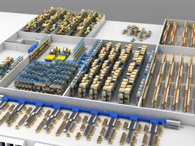  Sorting storage warehouse 