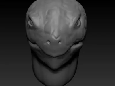 turtle head 3D model