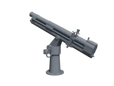 Type 38 Field Gun 3D model