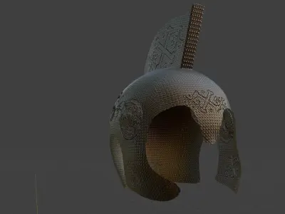 helmet spartan 3D model purchase