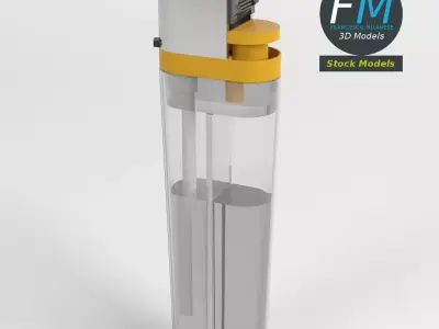 Disposable lighter 3D model