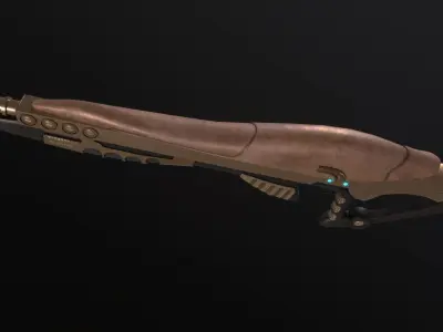 ZYGERRIAN BLASTER STAR WARS CLONE WARS Low-poly 3D model