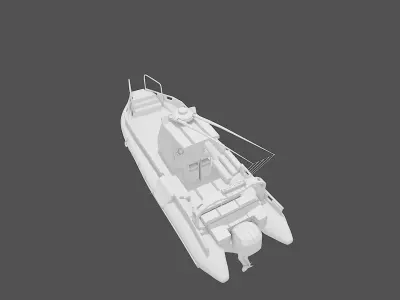 Military Boat  3D model