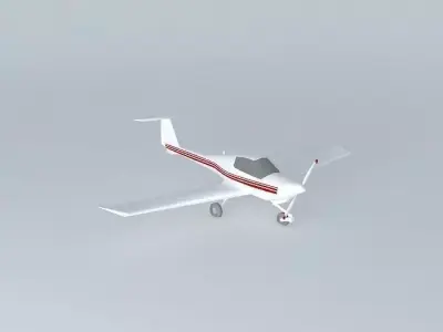 plane copy for antics 3D model