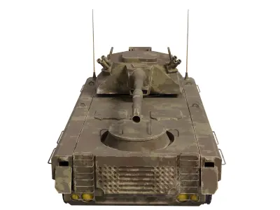 Military Tank Low-poly 3D model shop