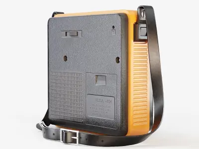 Retro Portable Radio Vega PBR Low-poly 3D model