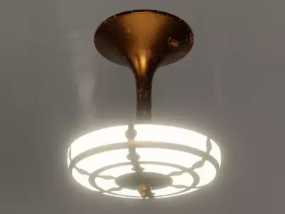 Ceiling Light- Low Poly 3D model