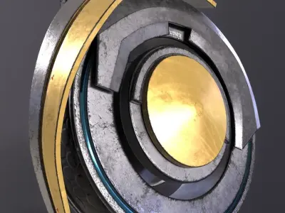 Lynx Robot Low-poly 3D model