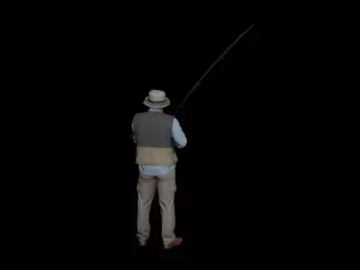 Fishing 3D model