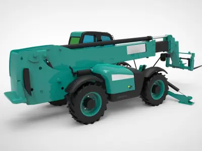 Telehandler forklift 3D model