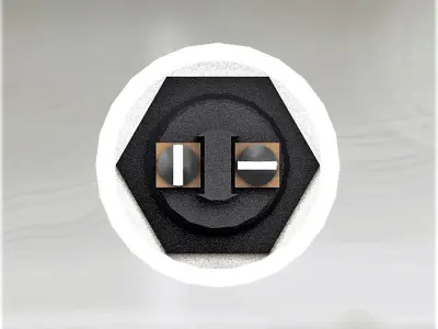 signal light red 3D model