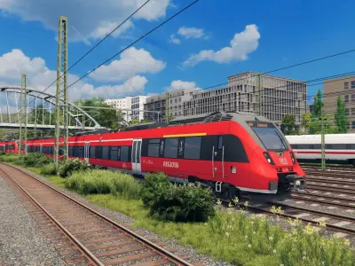 German Train - Talent 2 DB Regio Low-poly 3D model