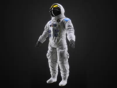 Apollo A7L space suit base 3D model