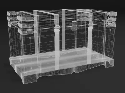 Antique Trunk  3D model