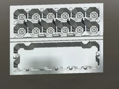 egg tray 12 pice hybrid  3D model