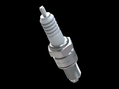 Spark Plug Motocycle 3D model