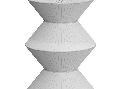 Sofa Table Low-poly 3D model