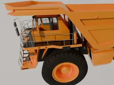 Truck 3d Model Low-poly 3D model