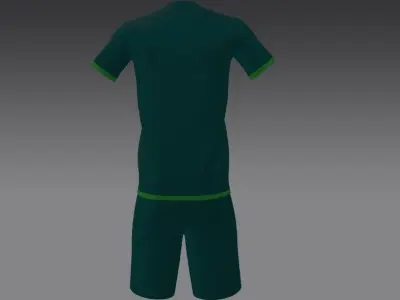 T-Shirt and Shorts Low-poly 3D model