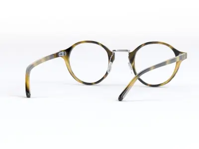 Oliver Peoples Op 1955 Cocobolo Antique Gold Sunglass 3D model