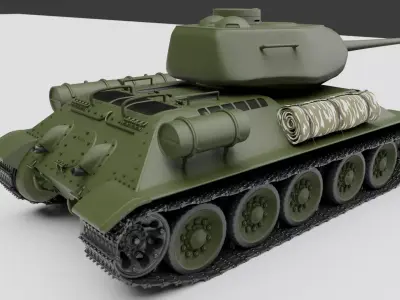 T 34-85 3D model