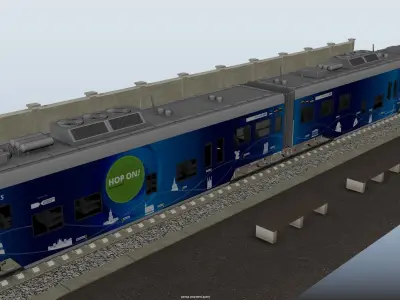 730ML Europe Express 3D model