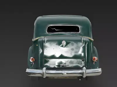 Realistic 30s Statesman Luxury Sedan 3d model Low-poly 3D model