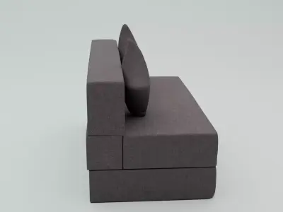 Chesterfield Sofa Low-poly 3D model