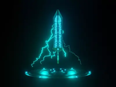 Blade Of Thunder 3D model