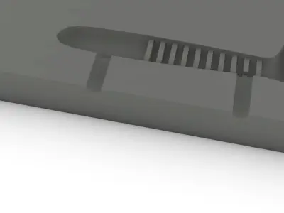 3d  mold plastic lure 3D model