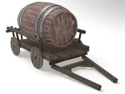 Barrel 01 3D model