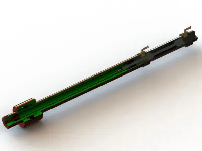 Lower Electrode Pin Shift for Nut Welding M6 3D model