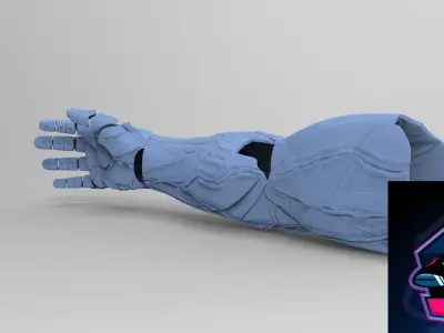 Ironman Infinity Gauntlet ready to 3d print 3D model