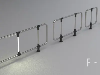 Modular  Railings 3D model