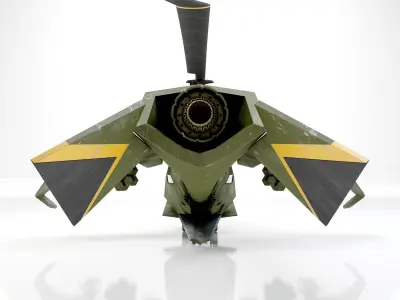 Helicopter assault prototype 3D model