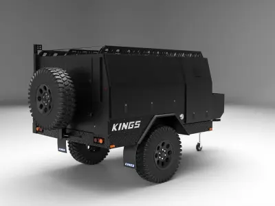 Off Road Camper Trailer Adventure Kings MT1(1) 3D model