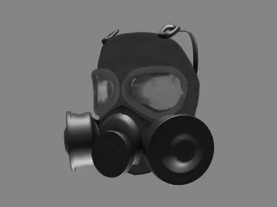 Gas Mask 3D model shop