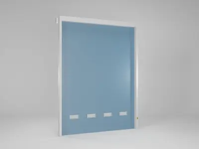 Warehouse Door 02 3D model