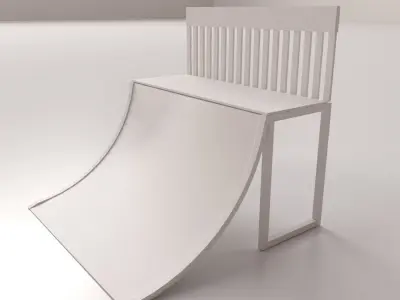 Skate Ramp 3D model