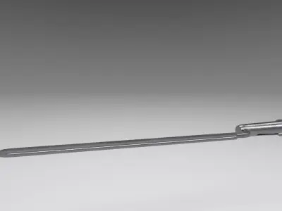 Civil War Bayonet 3D model