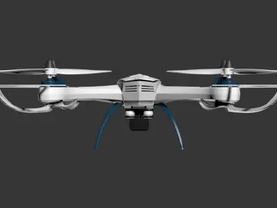 3D model of a quadcopter drone 3D model